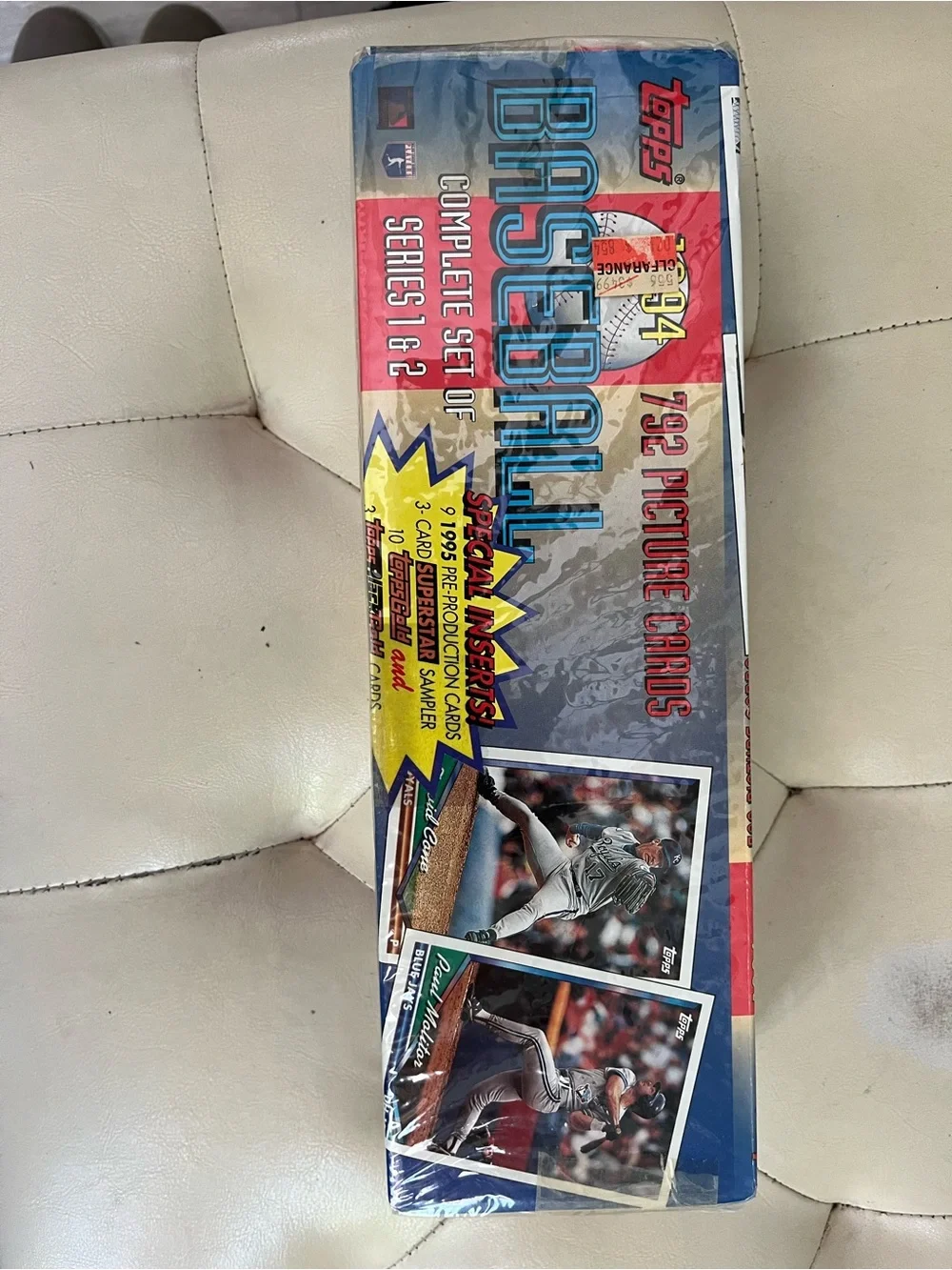 Topps 1994 Baseball Complete Set Factory Sealed 792 Cards Inserts Vintage MLB